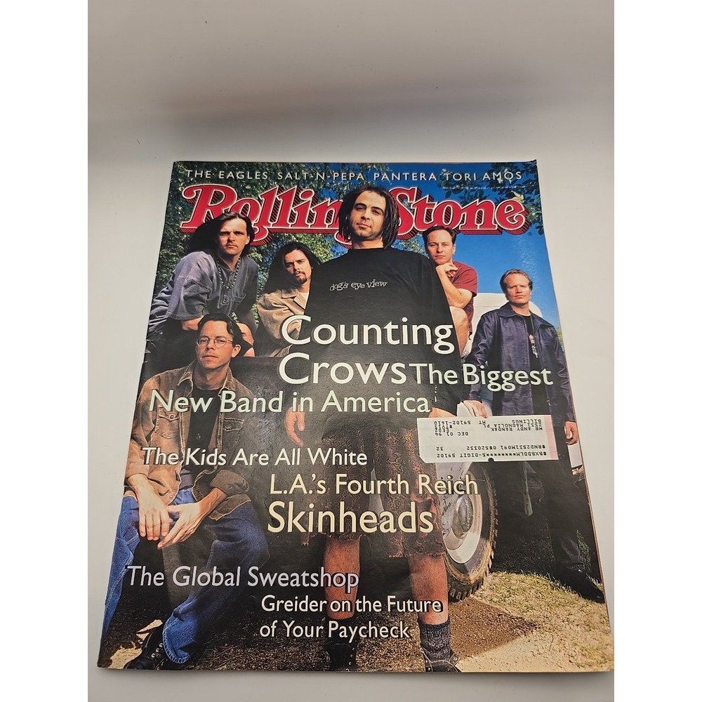 1995 June 30 Rolling Stone Magazine, Counting Crows, Skinheads